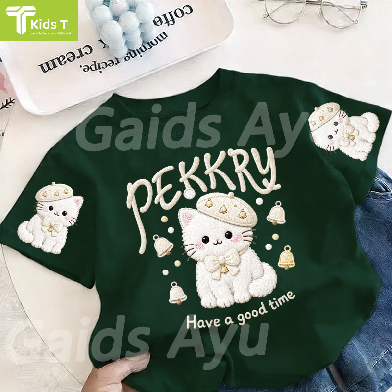 COD (Ho Chi Minh)Kids T Mall เสื้อยืดแขนสั้นพิมพ์ลายการ์ตูนเสื้อหลวมและน่าประทับใจ แฟชั่นสําหรับเด็ก