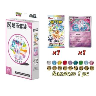 Pokemon TCG S-จีน 2026 Scarlet & Violet Eeveeolution เหรียญชุดกล่องปิดผนึก