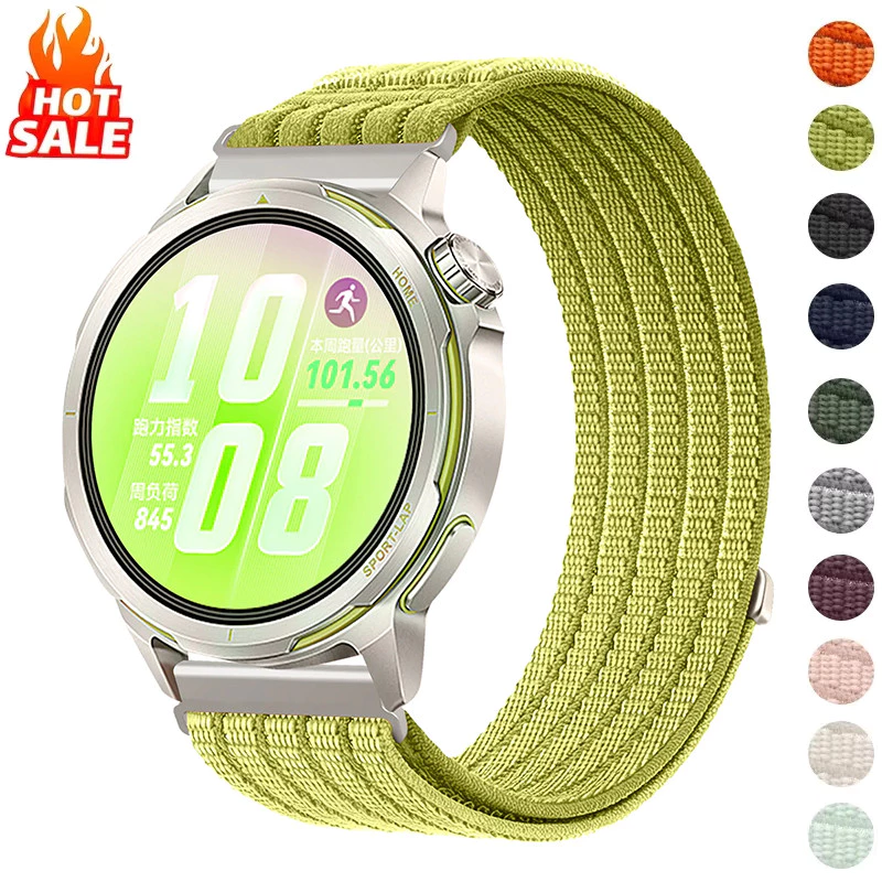 20 มม.22 มม.18 มม.Breathable Loop สายไนลอน (ไม่มีนาฬิกา) ใช้งานร่วมกับ Huawei Watch GT6/GT5/GT4 46 มม.สําหรับผู้เบิกทาง Garmin 165/55 สําหรับ Samsung สายนาฬิกา Band