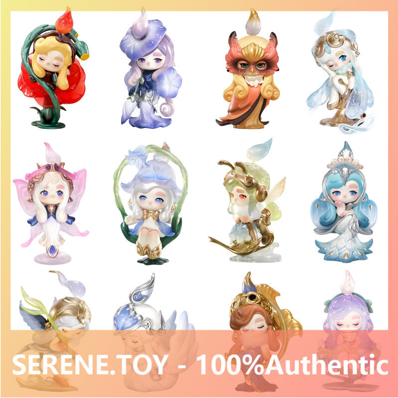 P POPMART CHAKA Glazed Song Series Mystery Box ของเล่นเครื่องประดับของขวัญ