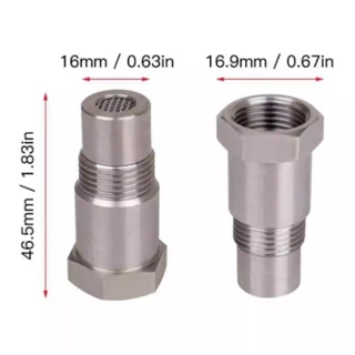 COD อะแดปเตอร์เซนเซอร์ออกซิเจน O2 M18x1.5 สแตนเลส 304 ใช้ได้กับรถทุกรุ่น