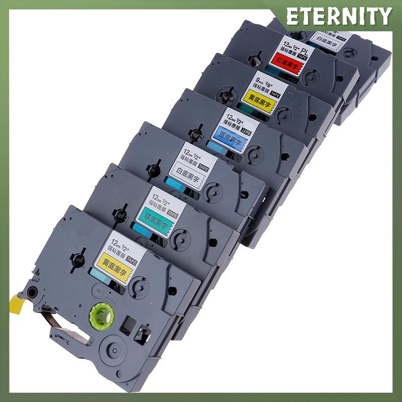 ETERNITY 12 มม.9 มม.TZ-231 PT-E100B D210 เทปฉลากสําหรับ Brother P-touch เครื่องพิมพ์