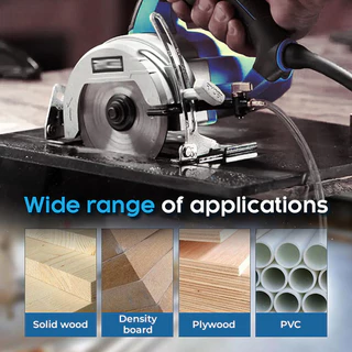 1Pcs Alloy Woodworking Double Side Saw Blade Circular Cutting Disc Rotating Drilling Tool For Wood Plastic AluminumSteel