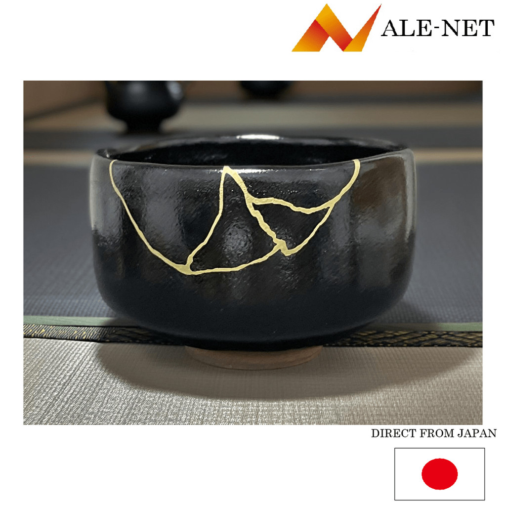 ALE-NET ชามมัทฉะ ยูซุ เท็นโมกุ สไตล์คินสึจิ ชามมัทฉะ เซรามิกมิโนะแวร์ ผลิตในญี่ปุ่น 【ส่งตรงจากญี่ปุ่น】