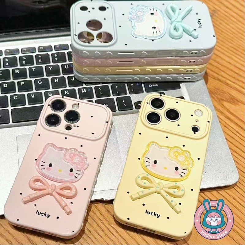 การ์ตูน Kitty Cat เคสโทรศัพท์สําหรับ OPPO ค้นหา X9 Ultra X9S X8S + X8 Pro X7 F31 F29 F21 F21S Pro Plus 5G น่ารักโบว์ Lateral Love Heart ปลอกนุ่ม