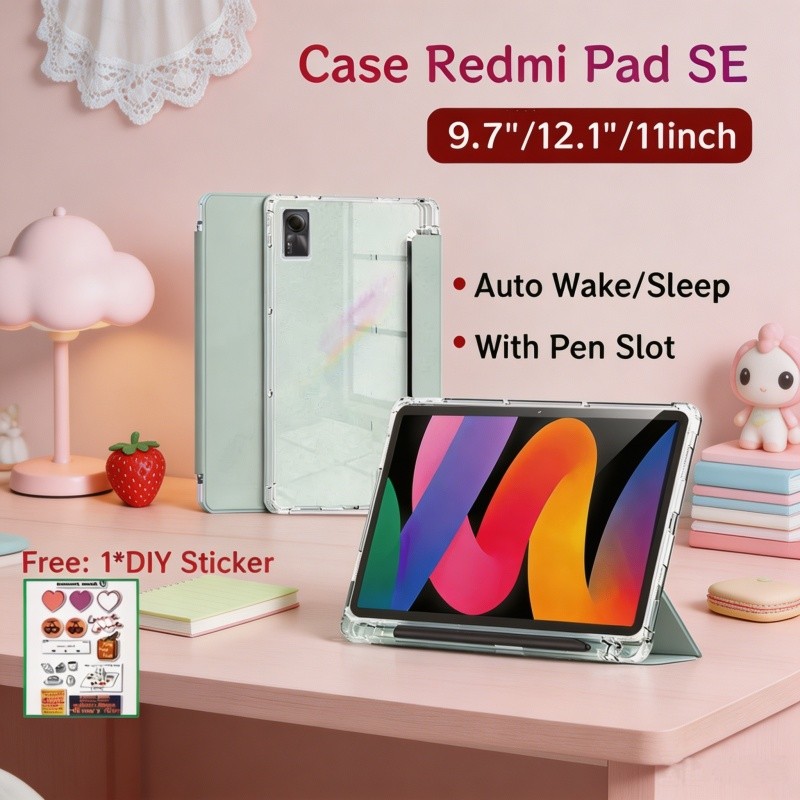 กรณีRedmi Pad SE 11 นิ้วแม่เหล็กสําหรับXiaomi Redmi Pad 2 9.7 นิ้ว/Redmi Pad 2 Pro/Redmi Pad 2 11 นิ
