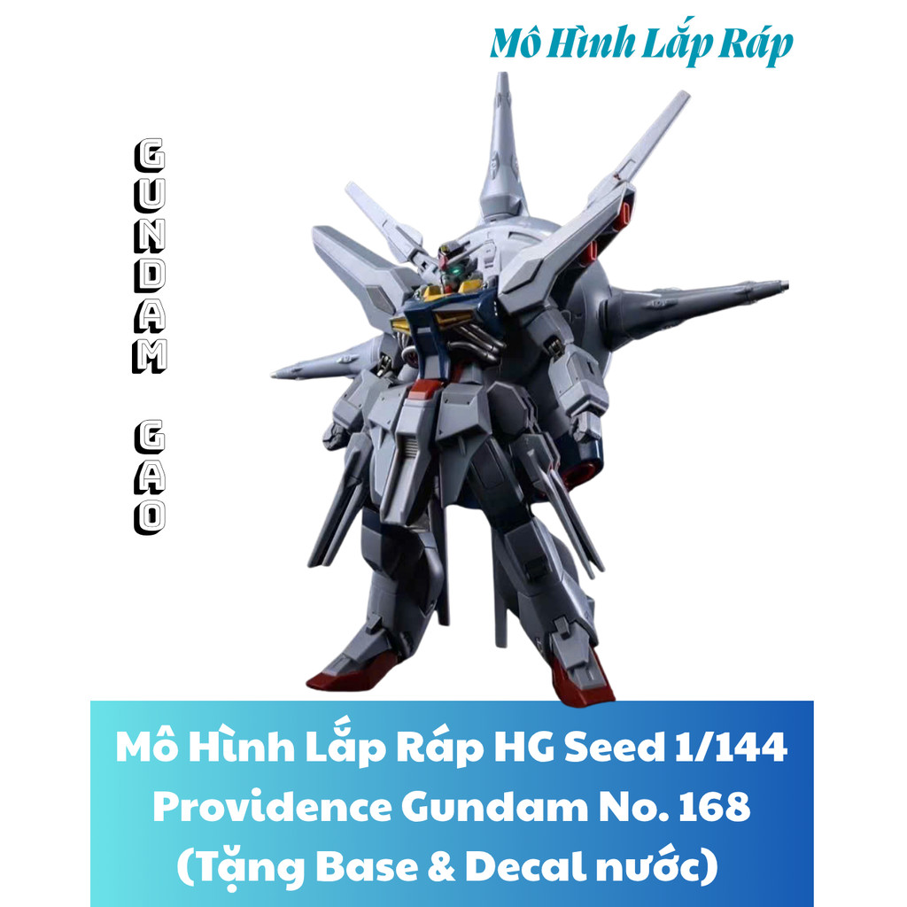 HG Seed 1/144 Providence Gundam No Assembly Model. 168 (ฟรีรูปลอกน้ํา) - GundamGao