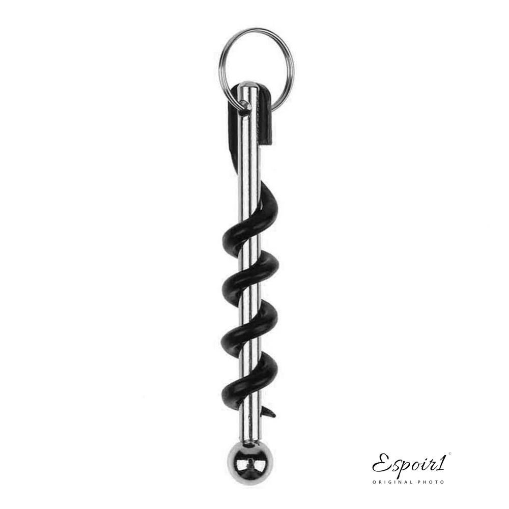 ESPOIR1 เครื่องมือเครื่องดื่มสีแดง, EDC มินิเครื่องดื่มเปิด, ความคิดสร้างสรรค์พร้อมแหวนกุญแจพับแบบพกพา Cork Screw Home Bar