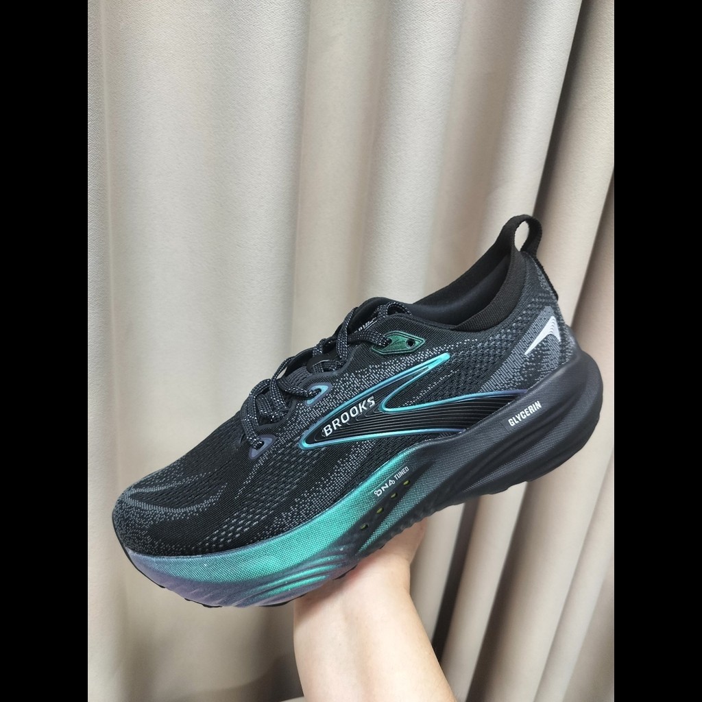 คลังสินค้าพร้อม BROOKS BROOKS Glycerin 22 รองเท้าวิ่งรองเท้าผู้ชาย Shock Absorption รองเท้าวิ่งผู้หญ