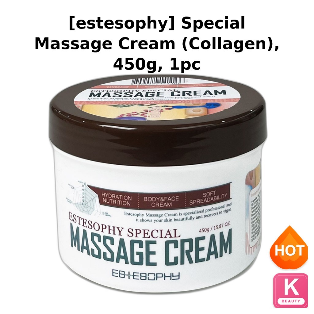 [estesophy] ครีมนวดพิเศษ (คอลลาเจน), 450g, 1pc / ครีมนวดเกาหลี / คอลลาเจนเข้มข้นโดย beau and me