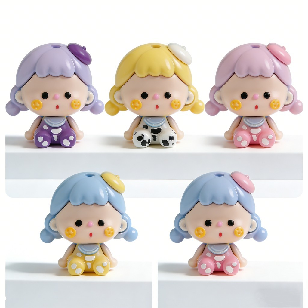 5ชิ้นใหม่กังวล-ฟรี ดาวา ยางนุ่มผ่านหลุมลูกปัดพวงกุญแจ,โทรศัพท์โซ่,กระเป๋าเสน่ห์,อุปกรณ์เครื่องประดับ,ของขวัญเพื่อนที่ส
