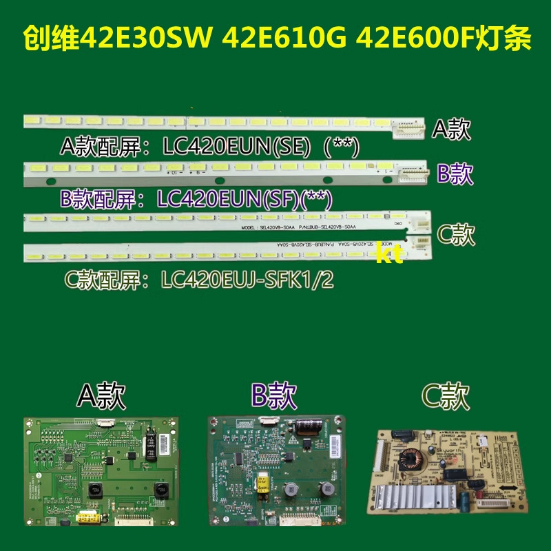 เหมาะสําหรับ Chuangwei 42E30SW 42E6BRN-P Light Bar 42E610G Backlight Board 2011CSR420 V6 7020