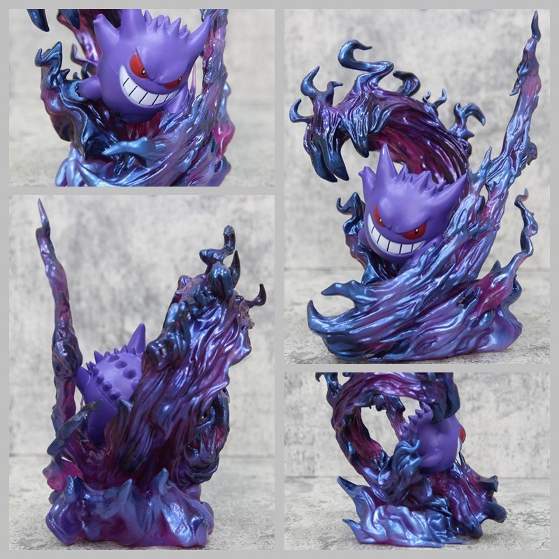 Gengar รูป Pokemon Pokemon Pokemon Pokemon กล่องอะนิเมะ Pokemon รูปปั้นเครื่องประดับ