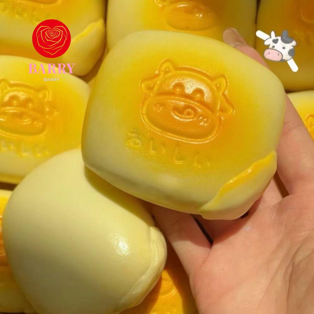 BARRY Fidget Bread, Slow Rising Super Soft Milk Bread Squishy, โฟมจําลองน่ารักหยิกปลอดสารพิษ Sensory Bread ของเล่นเด็ก