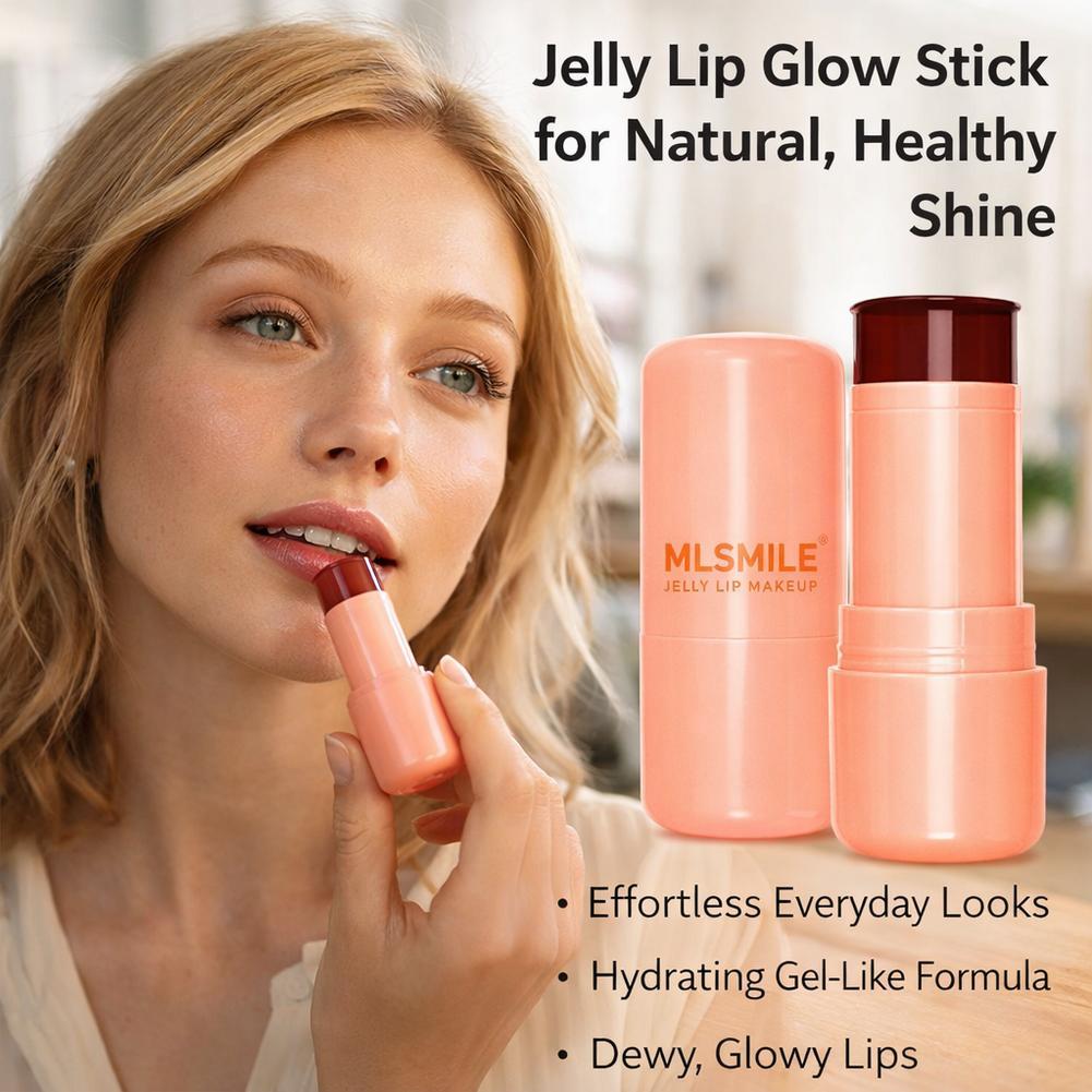 Jelly-like Blush, Lip And Cheek Dual-use Transparent Lipstick, Lip Color-Strength E6y0