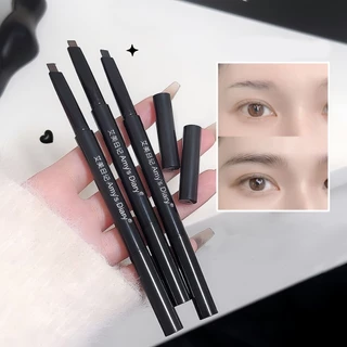 【ซื้อ 1 แถม 1】ดินสอเขียนคิ้วกันน้ำแบบหมุน 2 in 1 มีแปรงปัดคิ้วในตัวง่ายต่อการปู 3 สีให้เลือก