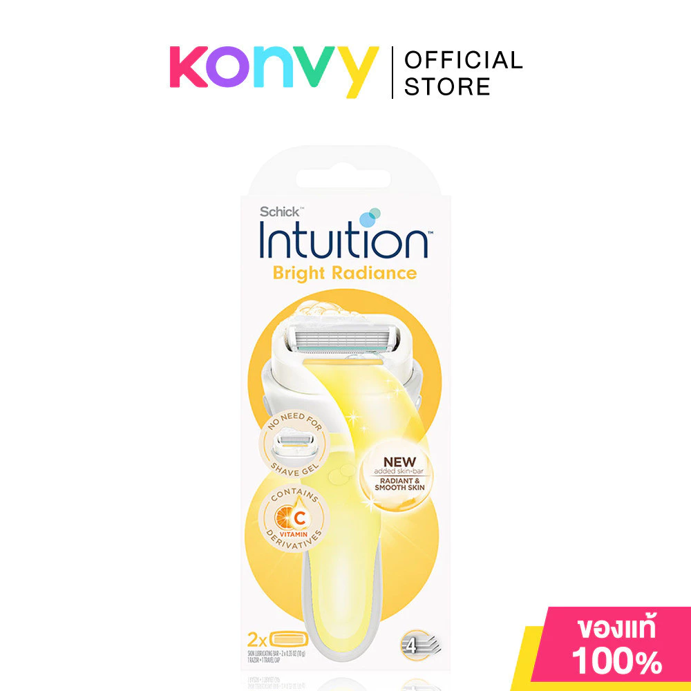 มีดโกน Schick Intuition 115g พร้อมสบู่ในตัว Aloe/Cocoa Butter/Lemon thumbnail 6