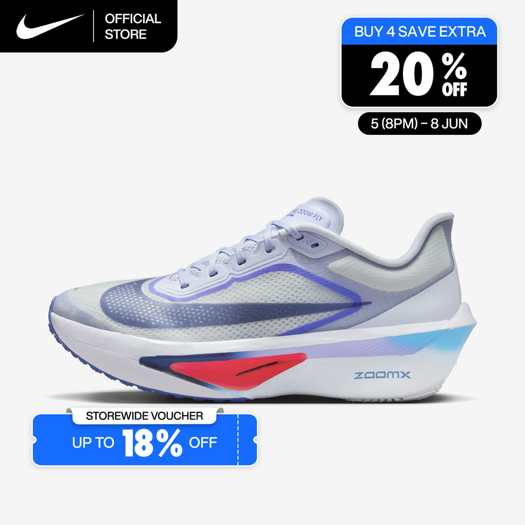 Nike Men's Zoom Fly 6 Road Running Shoes - Ghost [FN8454-002]