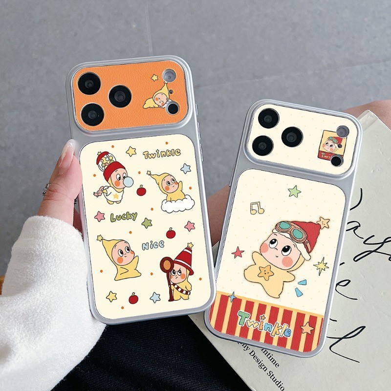 น่ารัก Xmas หมวกดาวเด็กหนังสําหรับ Vivo V70 FE V60 V60E V50 V50E V40 V30 SE V30E V29 Lite V29E V25 V25E V23E V23 V21 Pro 5G Twinkle นุ่มปลอก