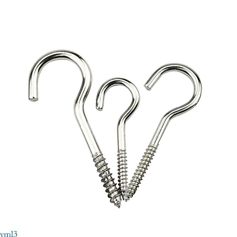 Yml3 20 ชิ้น M3 M4 M5 Self Tapping สกรูตะขอไฟตะขอบ้านเพดานสกรูตะขอ