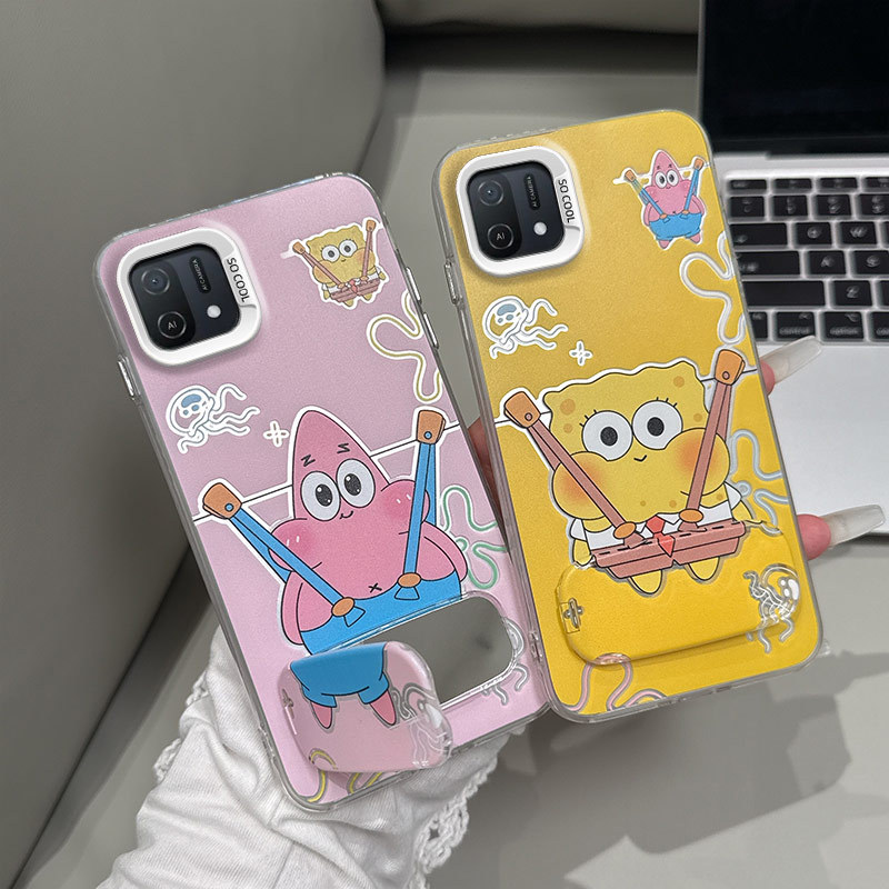 เคส OPPO a16k เคส OPPO a16e เคส Color Silver Anti fall โทรศัพท์ป้องกัน