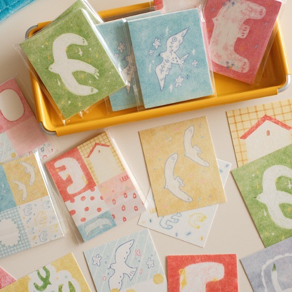 Orange Handbook studio2026 ชุดโน้ตสไตล์ใหม่ Asuka Handbook Material Package Base Decorative Notepad