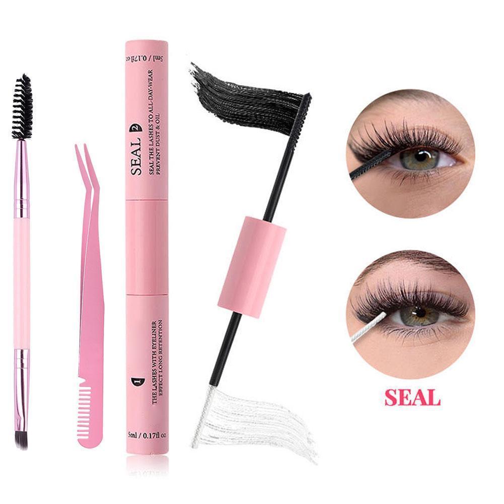 cod2 In 1 กาวและปิดผนึกขนตากาวเหมาะสําหรับ Diy Group Eyelashes Eyelash กาว S9c3