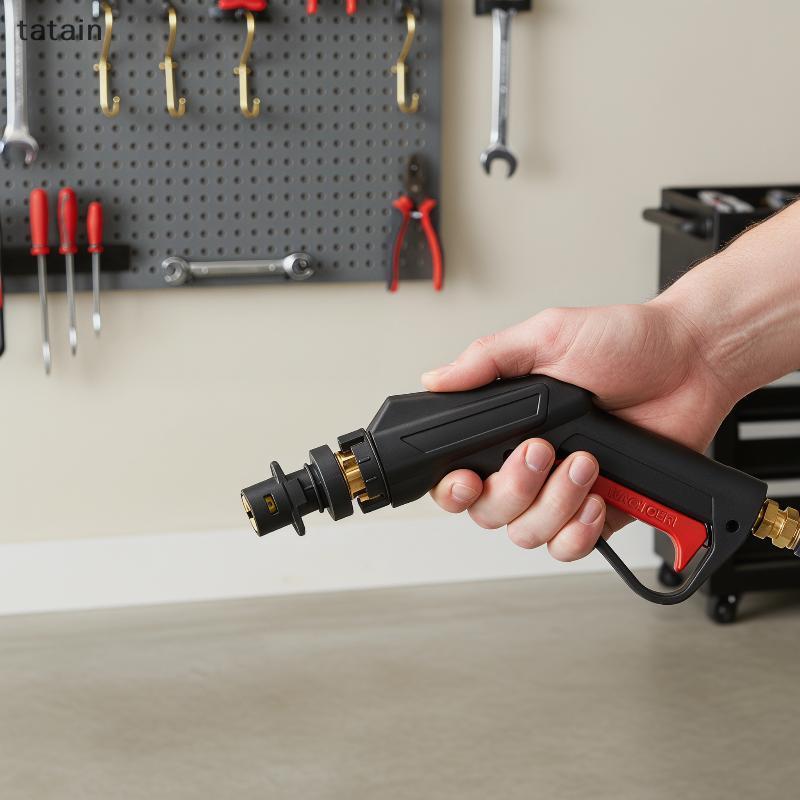 Tatain อะแดปเตอร์เครื่องซักผ้าแรงดันสูงทนทาน 1/4 " Qui Connect สําหรับ K2-K7 เหมาะสําหรับการใช้งานสํ