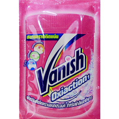 แวนิช ผงขจัดคราบสำหรับผ้าสีและผ้าขาว Vanish Oxi Action Powder 40g.