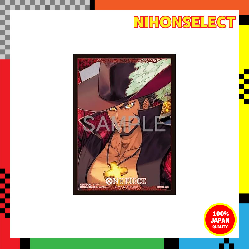 Bandai One Piece Card Game Sleeve Vol. 13 Dracule Mihawk