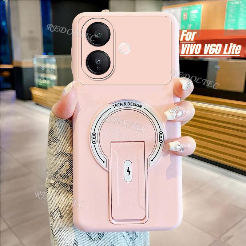 สําหรับ vivo V60 Lite V60Lite vivoV60Lite 4G 5G V2530 V2549 V2414U V2529 แม่เหล็กพับ Kickstand เคสโท
