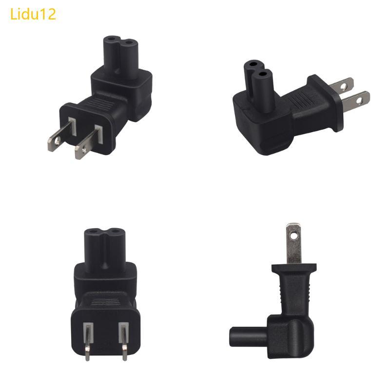 Lidu12 US to C5 Power Adapter America Computer Power Adapter US TO C7 Power Adapter