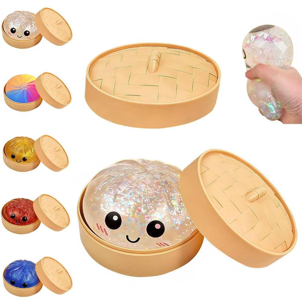 เกี๊ยว Squishy ความเครียดลูกบอล Fidget Sensory ของเล่น Mystery เกี๊ยว Squishy นุ่มบีบ Decompression Dough สําหรับผู้ใหญ่ชายหญิง