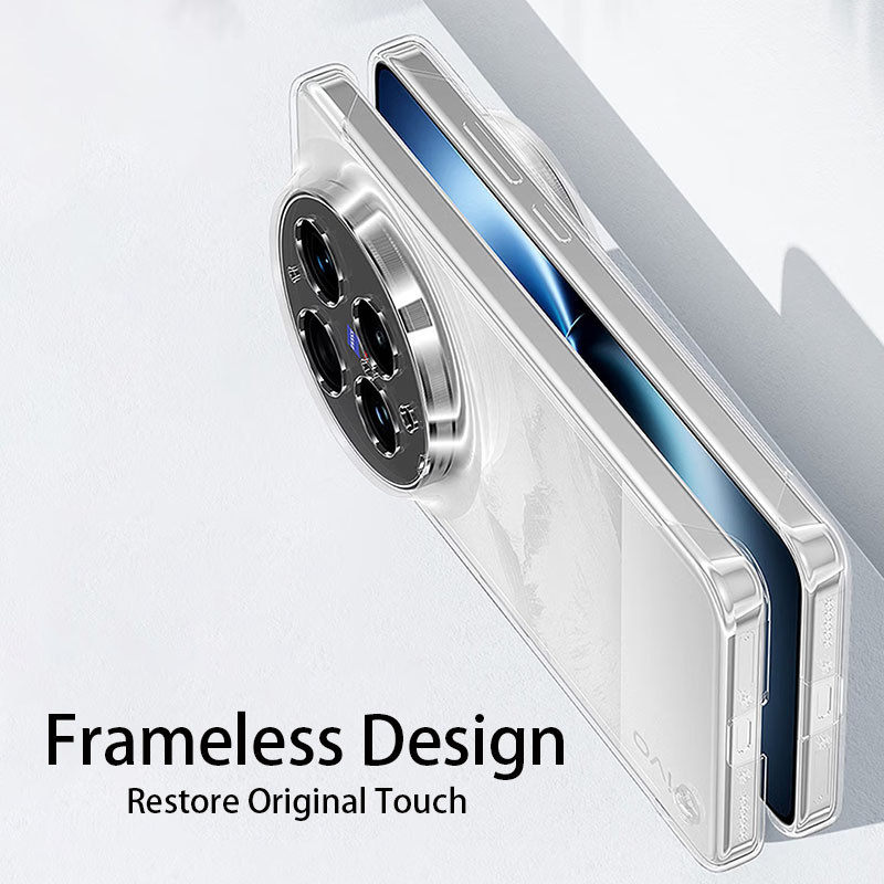 Frameless Slim Clear Hard ฝาหลังสําหรับ VIVO X300 Ultra รูปที่ 6