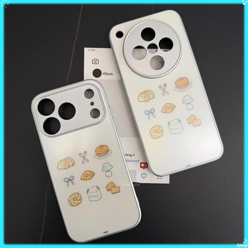 Liquid โลหะขนมปังนม Mi 17/15/14/13/MIX4 เหมาะสําหรับ Xiaomi 17promax เคสโทรศัพท์ Xiaomi 17 Pro/12S U