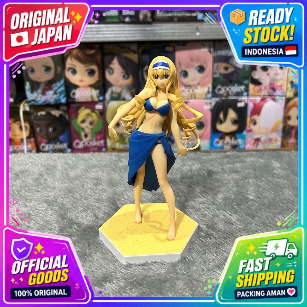 [LOOSE] Infinite Stratos Cecilia Alcott Beach Queens Figure ชุดว่ายน้ํา ver