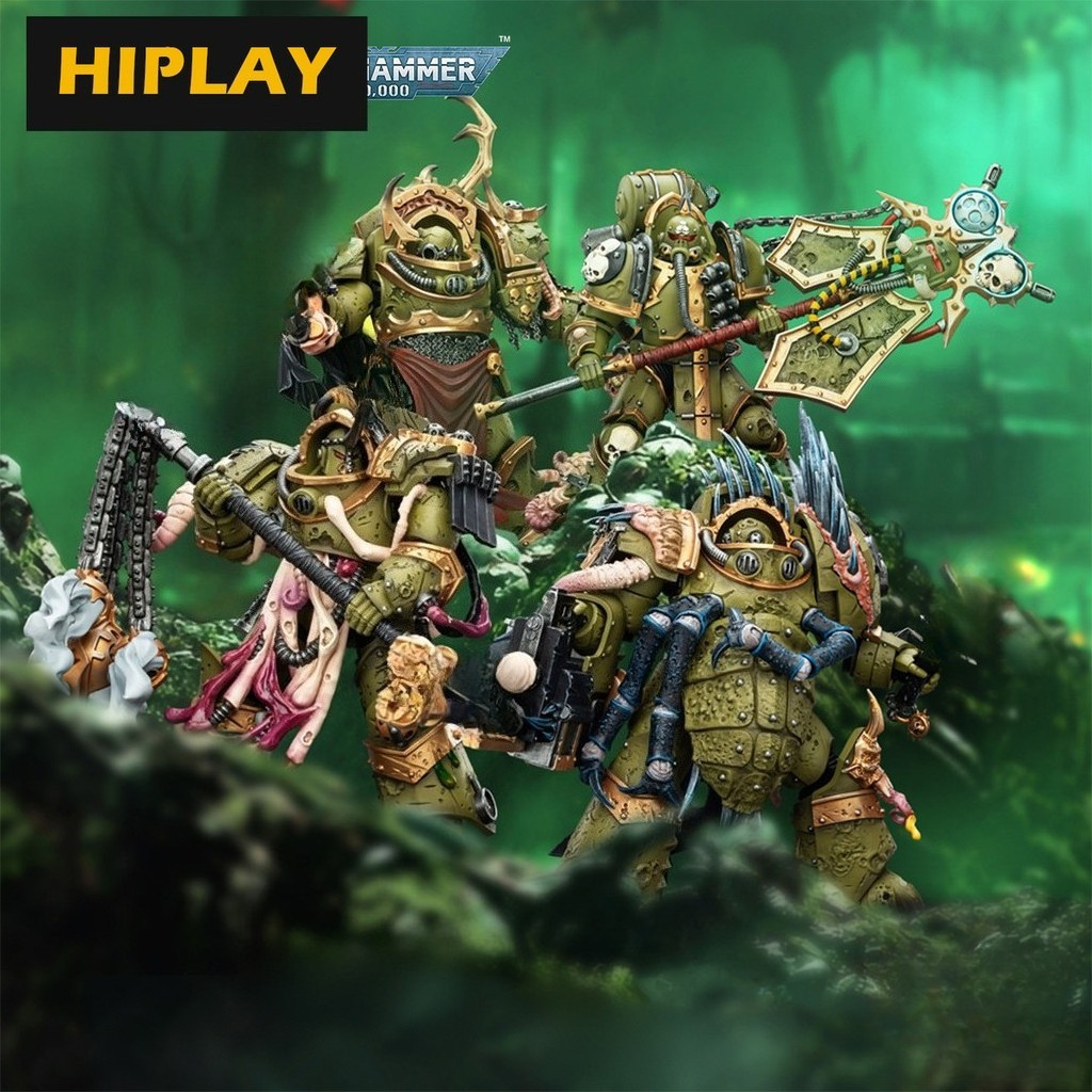 In StockHIPLAY JOYTOY 1/18 Warhammer DG Blightlord Terminator & PM Icon Bearer Action Figure