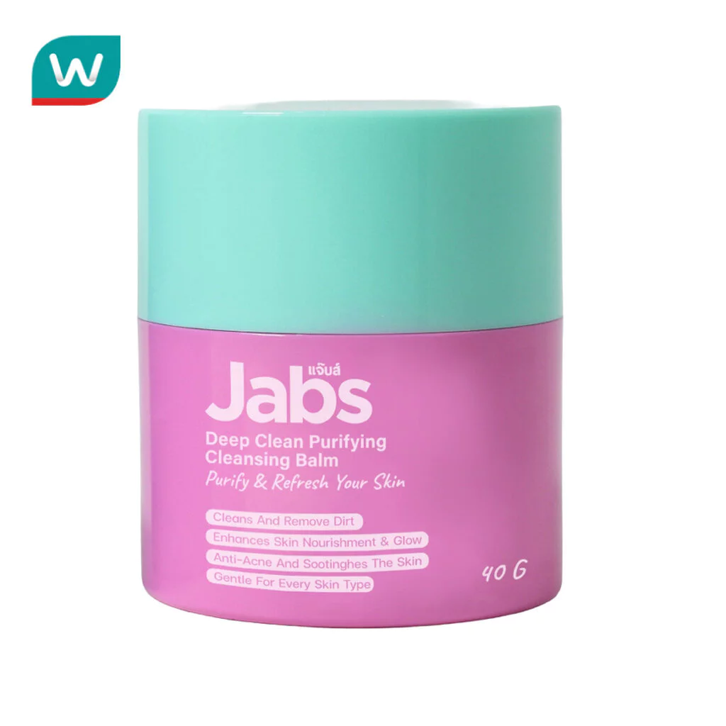 Jabs แจ๊บส์ คลีนซิ่ง บาล์ม ดีพ คลีน เพียวริฟายอิง 40 กรัม