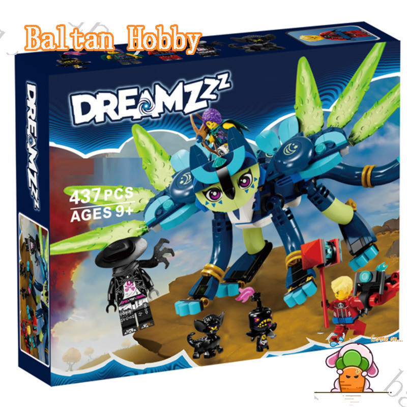 Pandon Toy PD1Y เข้ากันได้กับ Dreamzz 71476 Zoey และ Zian the Cat-Owl Building blocks EQ1