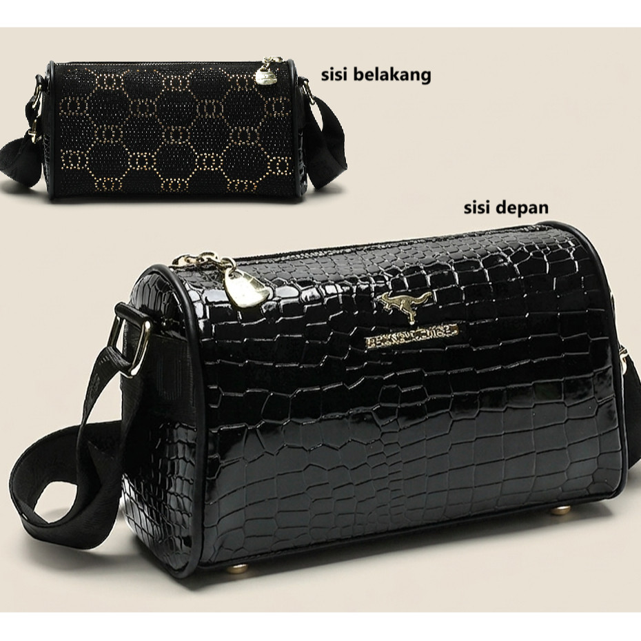 Bag.fashion90 194 JR Womens Shoulder Sling Bag 23*11*14 Cm 2 ด้าน