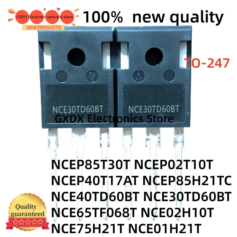 5PCS NCEP85T30T NCEP02T10T NCEP40T17AT NCEP85H21TC NCE02H10T NCE75H21T NCE01H21T NCE40TD60BT ทรานซิส