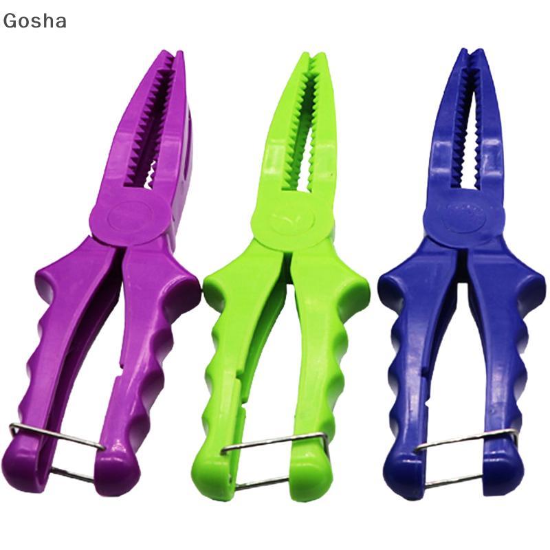 Gosha ตกปลา Grabber คีม ABS Fish Clamp Grip จับเครื่องมือ Release Hook Extractor ปลา Body Holder แหนบกรรไกรคีมตกปลา ha