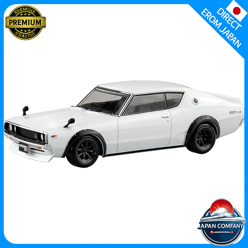 AOSHIMA 1/32 The Snap Kit Series Nissan C110 Skyline GT-R Custom (White) Pre-colored plastic model N