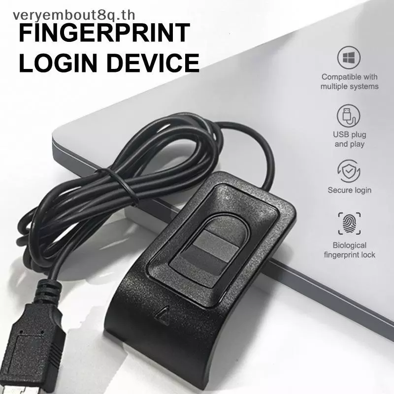 YEM USB เครื่องอ่านลายนิ้วมือสแกนลายนิ้วมือสำหรับ Windows 10 11 thumbnail 3