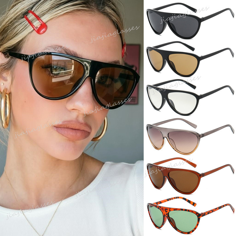 แฟชั่น Pilot แว่นตากันแดดสําหรับผู้หญิงยุโรปอเมริกัน High-End กรอบขนาดใหญ่ Shades สําหรับชาย UV ทนแว่นตา