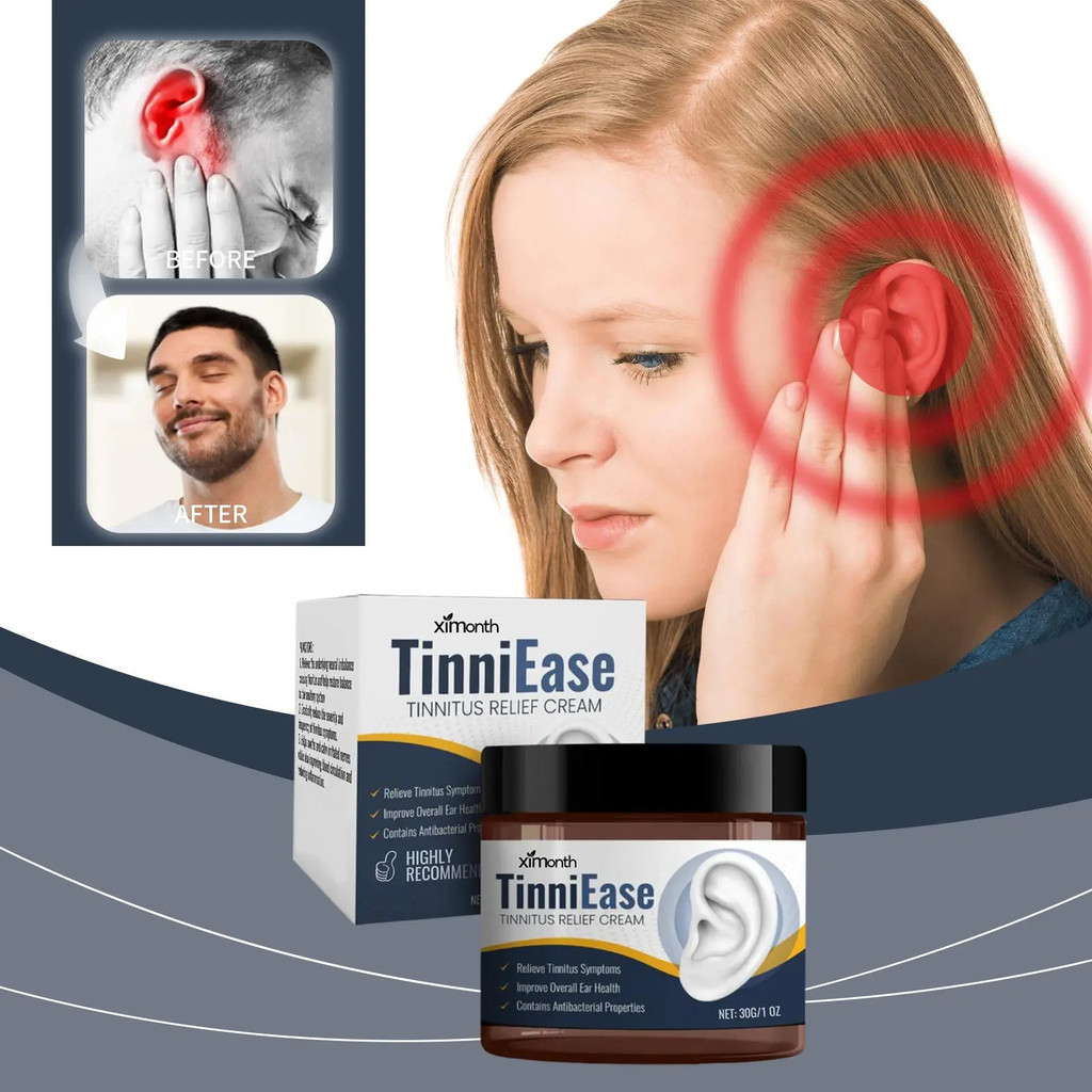 Ximonth Tinnytus Relief Cream ครีมบํารุงหูประจําวันที่อ่อนโยนและบํารุง TSSK