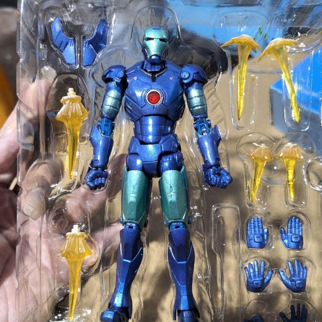 Marvel SHF Iron War Machine MK3 Limited Movable ของเล่นรูป Spiderman เครื่องประดับ