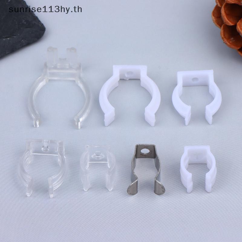 L&Z T5 T8 LED รอบหลอดนีออนพลาสติก Bule Connector คลิปคงที่ตัวยึดที่ปลอดภัยสําหรับจอแสดงผลแสงนิทรรศกา