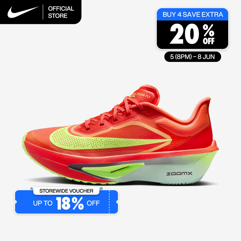 Nike Women's Zoom Fly 6 Road Racing Shoes - Bright Crimson [FN8455-601]