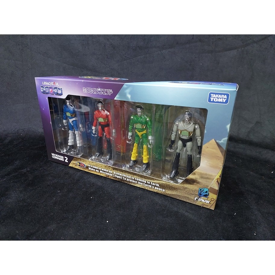 [Ready stock] Takara Tomy Mall LEGACY SOUL MICROMAN COMMAND#2 4pcs set